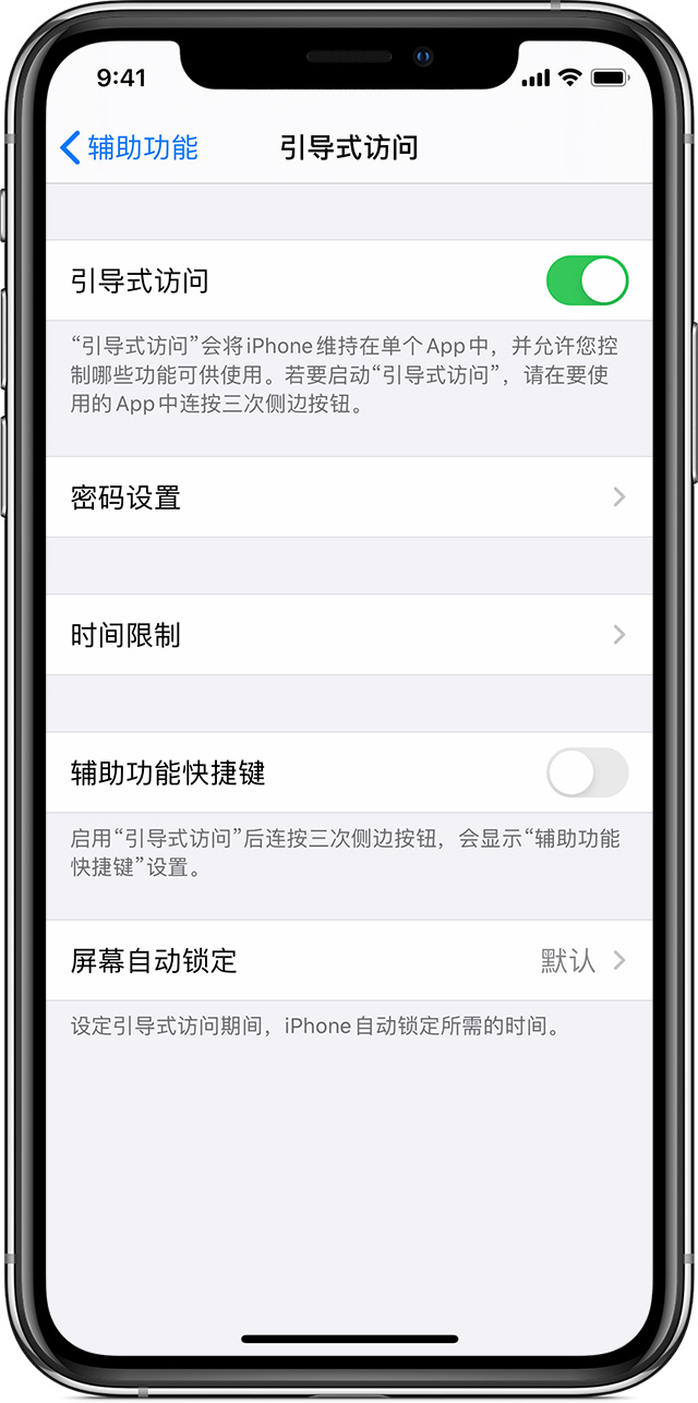 金华苹果手机维修分享如何在 iPhone 上退出引导式访问 