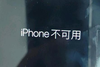 金华苹果服务网点分享锁屏界面显示“iPhone 不可用”如何解决 